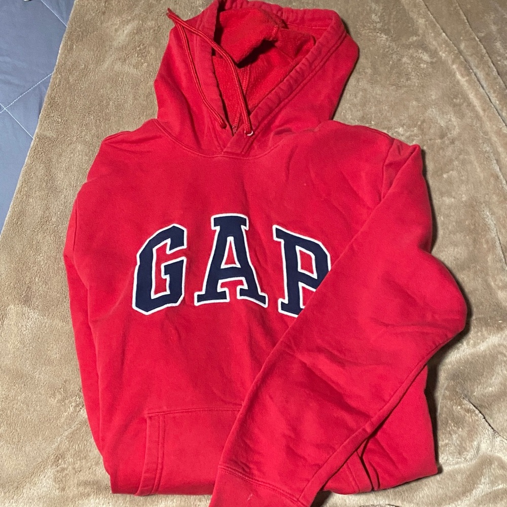 GAP Vibrant Red Pullover Hoodie